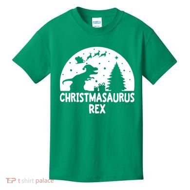 Christmasaurus Rex Kids T-Shirt