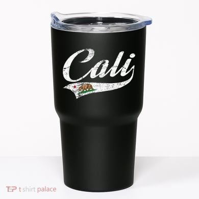 California Republic CA Vintage Distressed Design CALI Tumbler