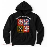 Czech Republic Coat Of Arms Flag Souvenir Prague Hoodie thumb 0