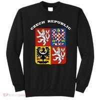 Czech Republic Coat Of Arms Flag Souvenir Prague Sweatshirt thumb 0