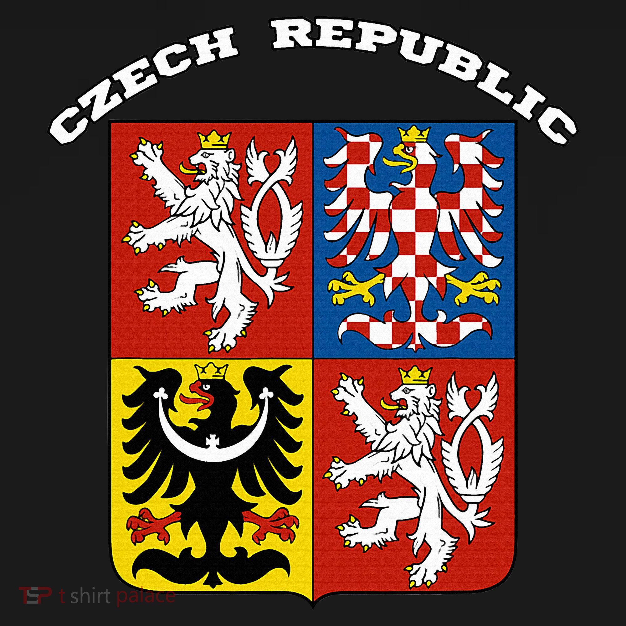 Czech Republic Coat Of Arms Flag Souvenir Prague Baby Bodysuit