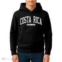 Costa Rica College University Style Kids Hoodie thumb 4