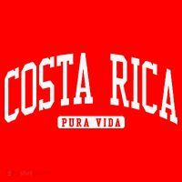 Costa Rica College University Style Santa Hat thumb 1