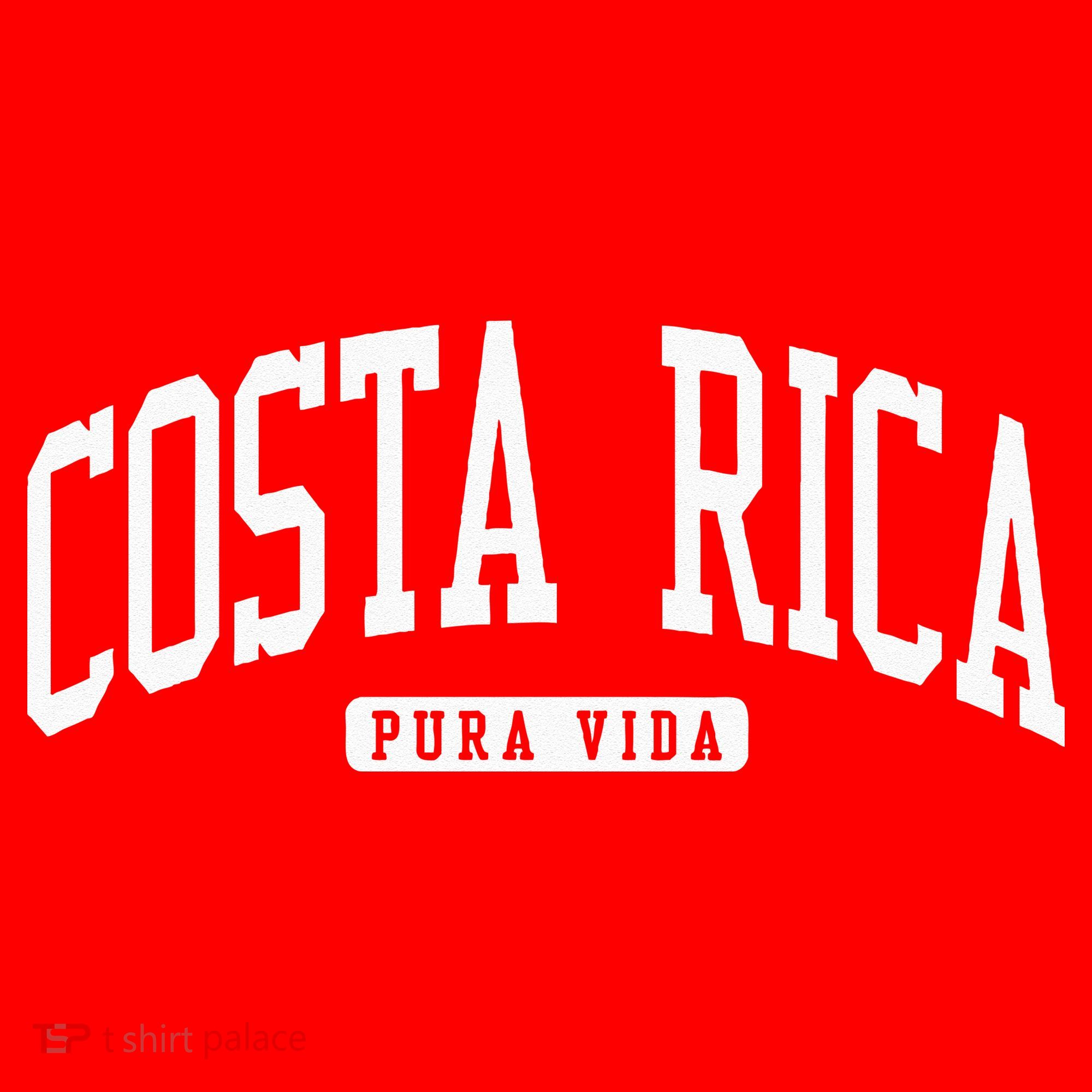 Costa Rica College University Style Santa Hat