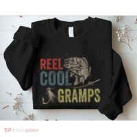 Cute Reel Cool Gramps Fishing Fathers Day Gift Sweatshirt thumb 2