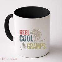 Cute Reel Cool Gramps Fishing Fathers Day Gift Coffee Mug thumb 0
