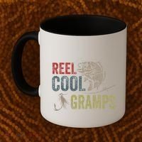 Cute Reel Cool Gramps Fishing Fathers Day Gift Coffee Mug thumb 2