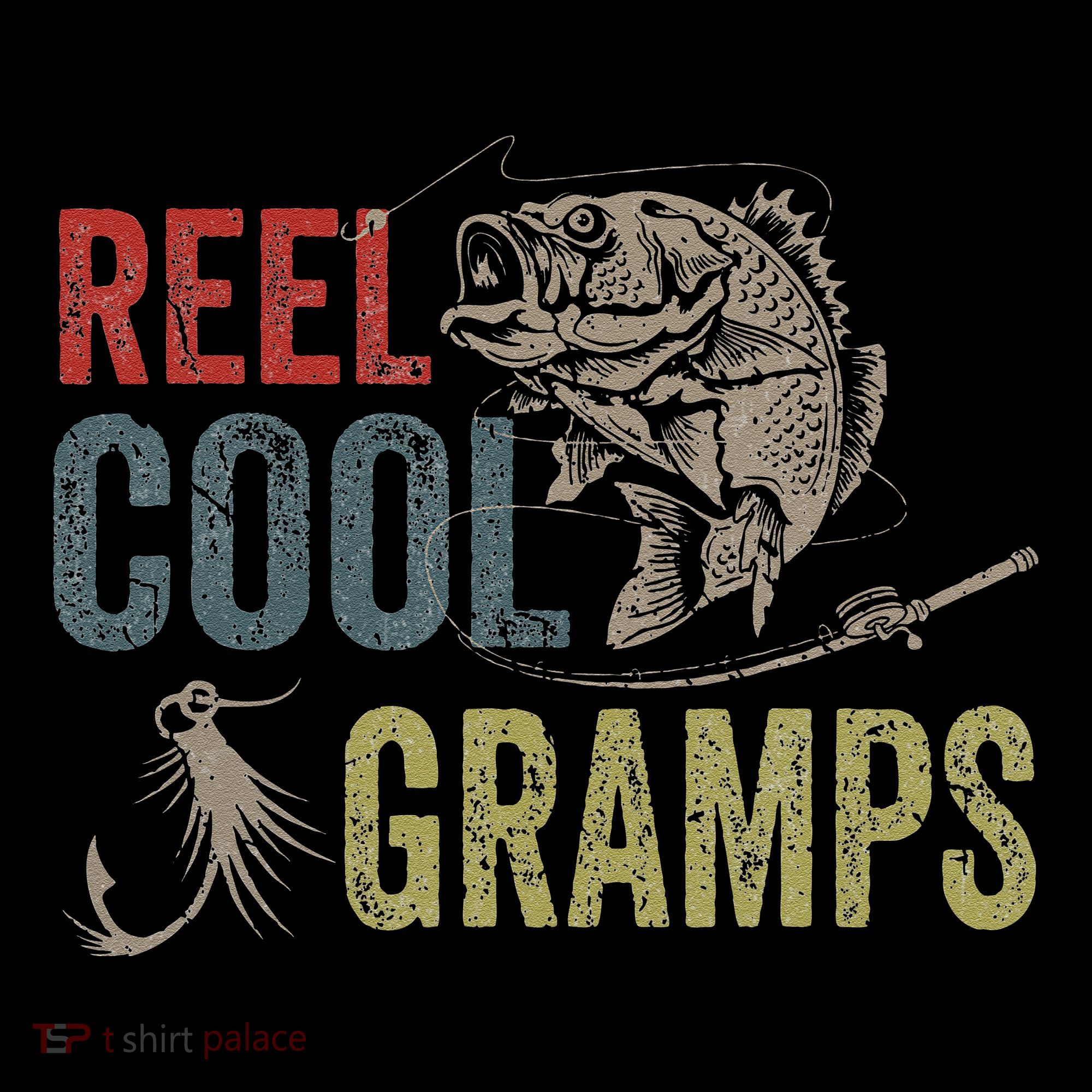 Cute Reel Cool Gramps Fishing Fathers Day Gift Coffee Mug