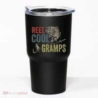 Cute Reel Cool Gramps Fishing Fathers Day Gift Tumbler thumb 0