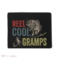 Cute Reel Cool Gramps Fishing Fathers Day Gift Mousepad thumb 0