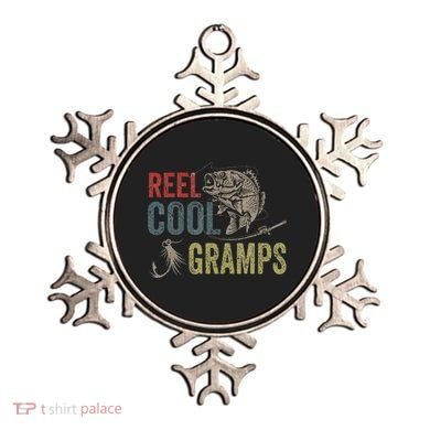 Cute Reel Cool Gramps Fishing Fathers Day Gift Ornament