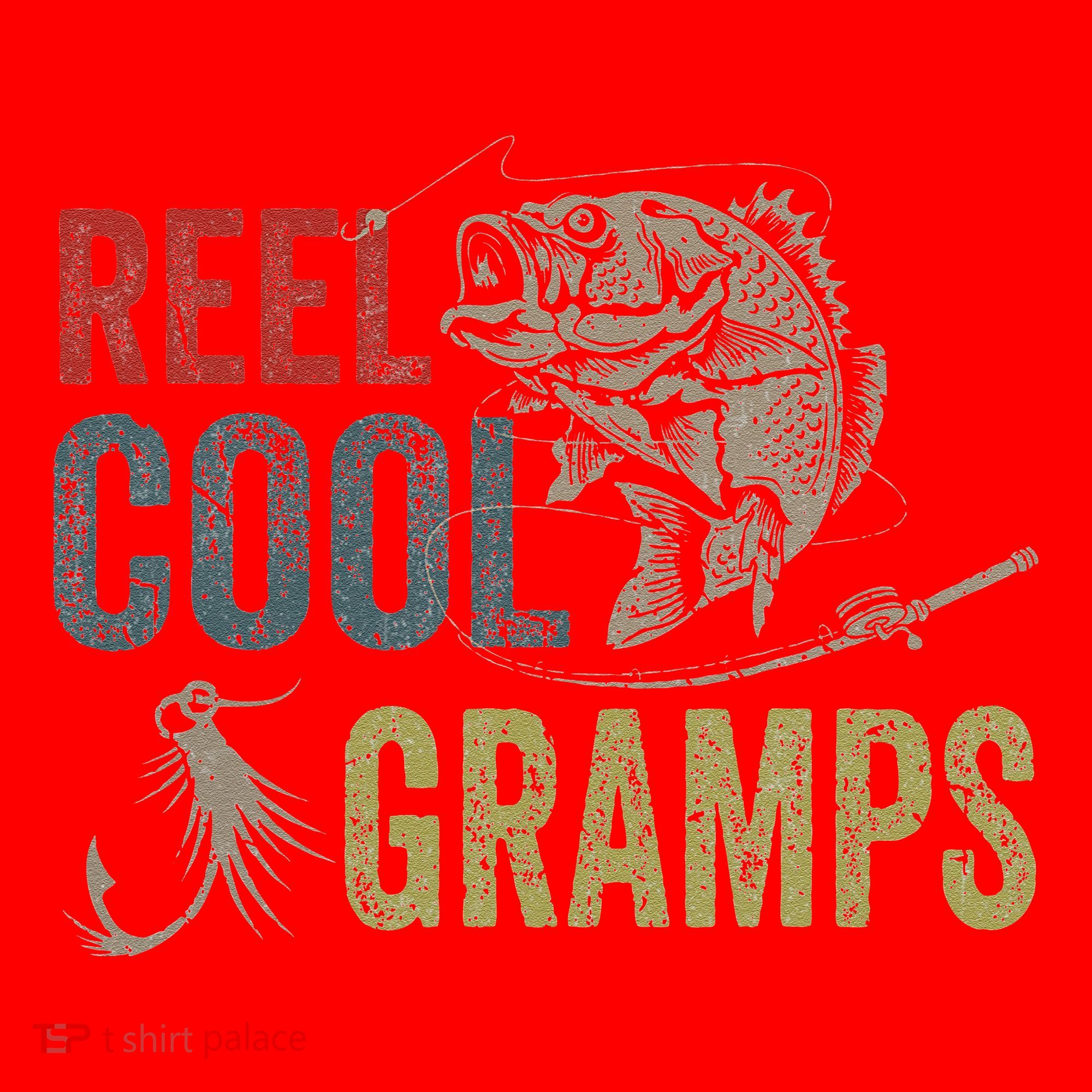Cute Reel Cool Gramps Fishing Fathers Day Gift Santa Hat