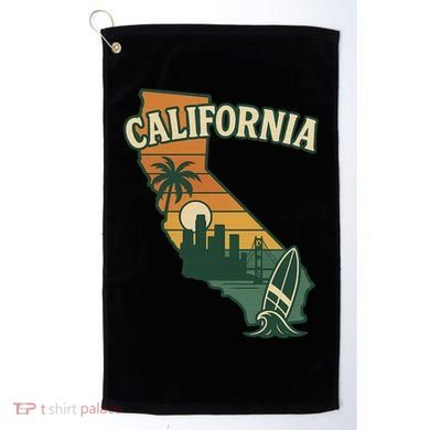 California Retro Golf Towel