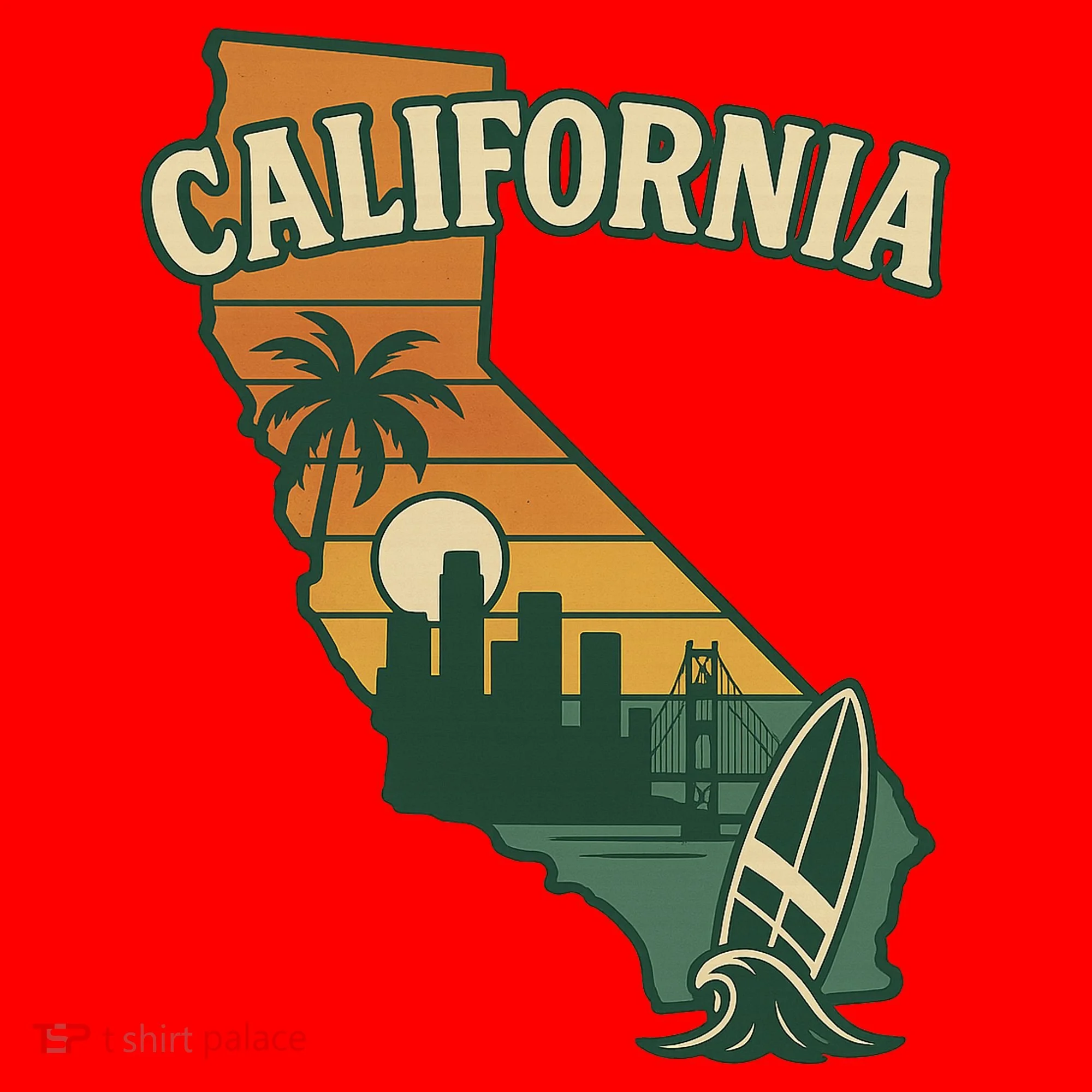California Retro Doggie Tank