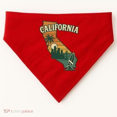 California Retro USA-Made Doggie Bandana