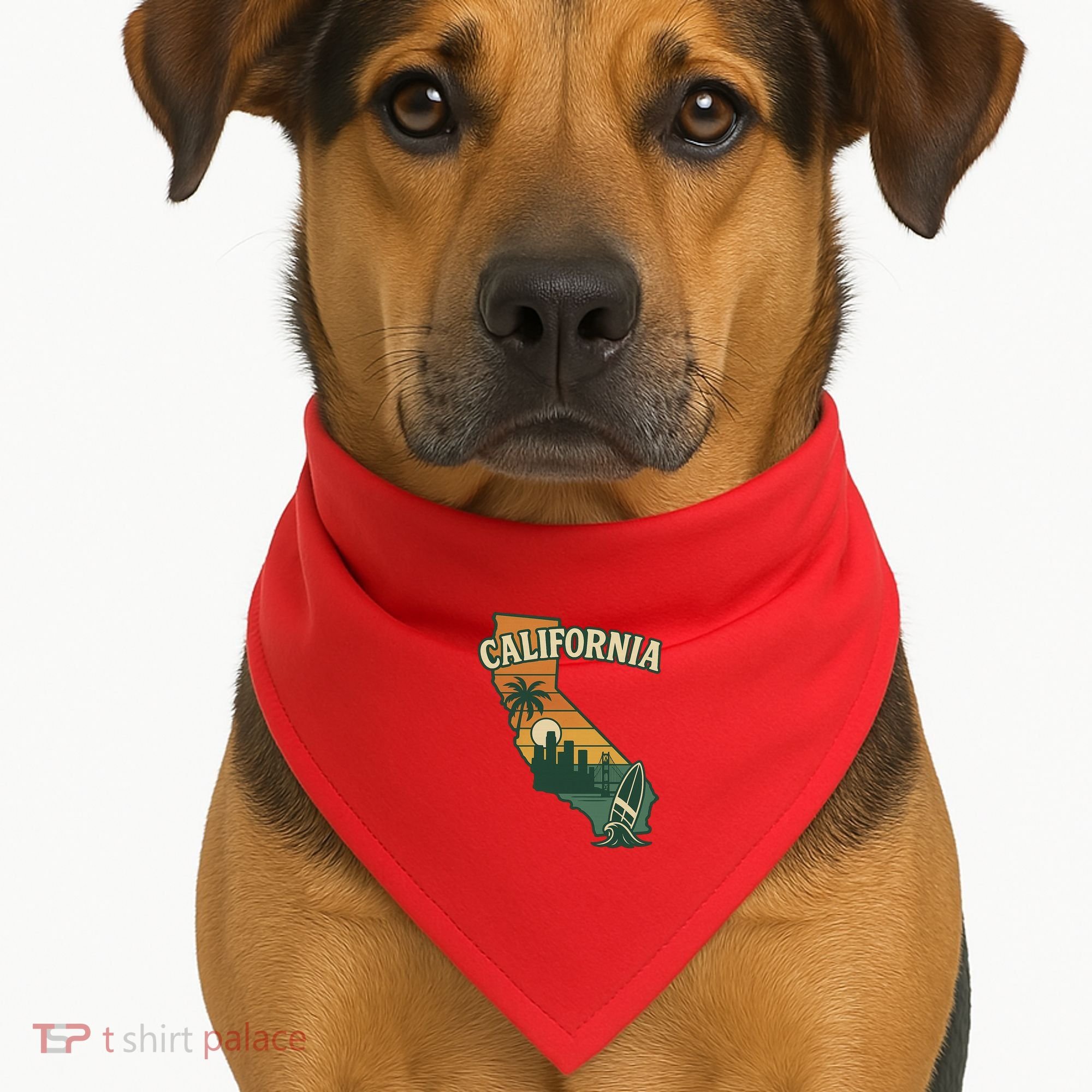 California Retro USA-Made Doggie Bandana
