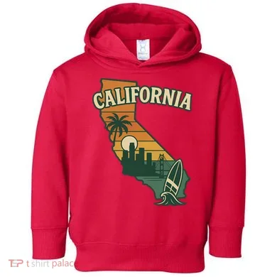 California Retro Toddler Hoodie