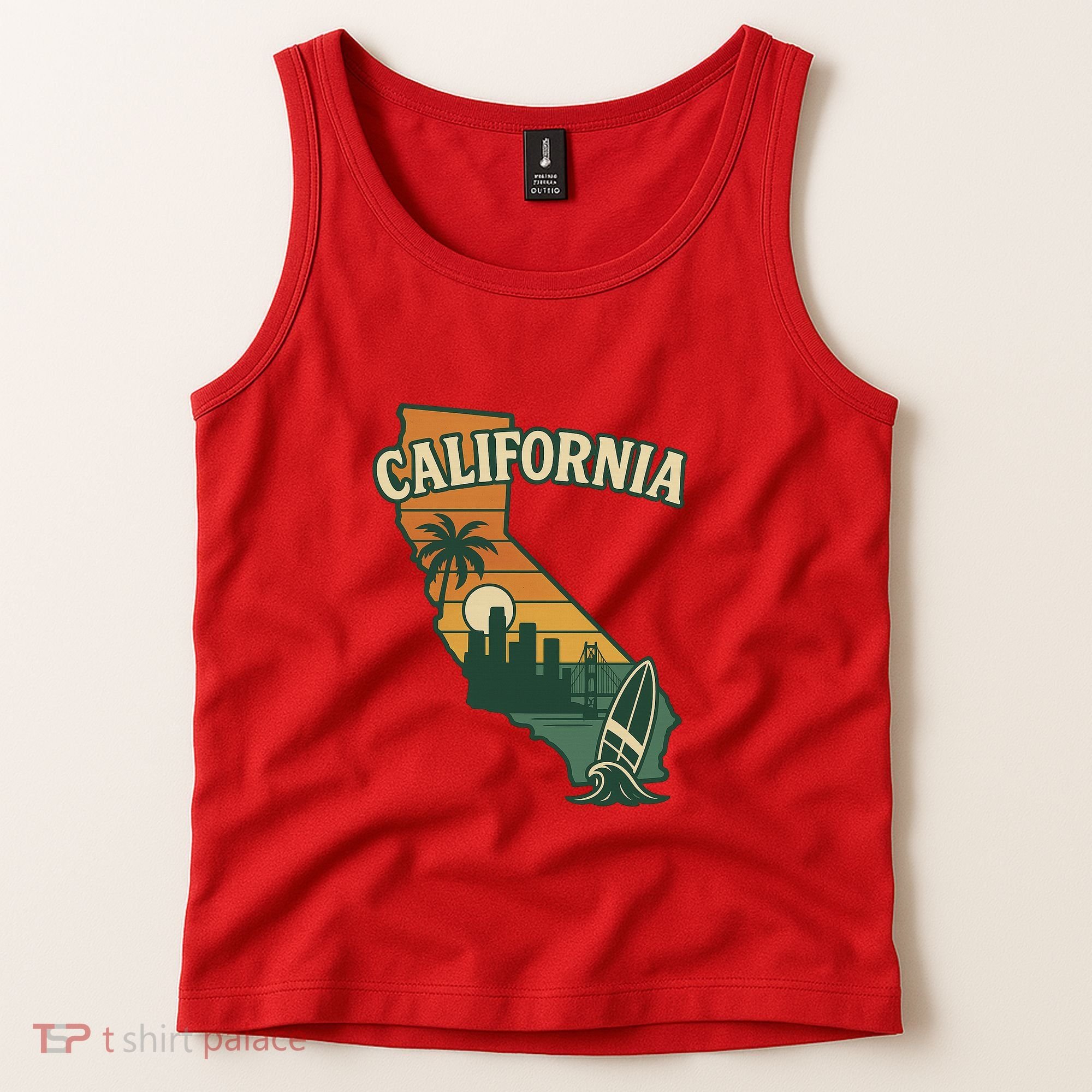 California Retro Tank Top
