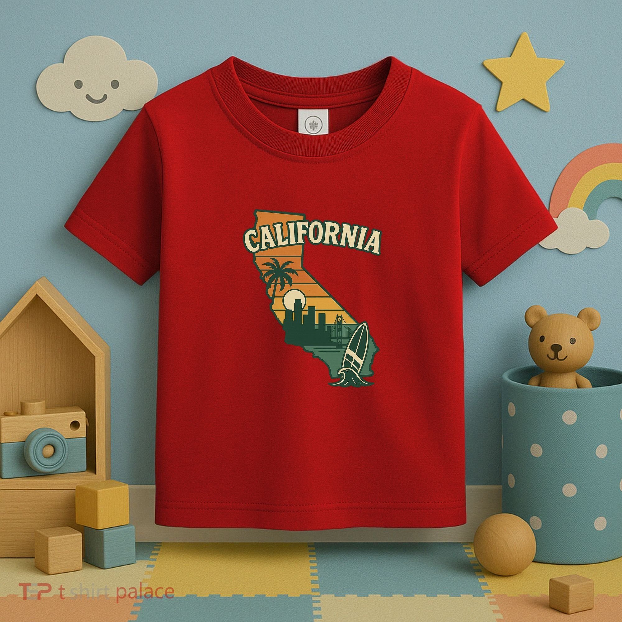 California Retro Toddler T-Shirt