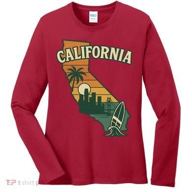 California Retro Women's Long Sleeve Shirt