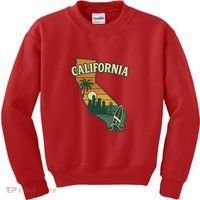 California Retro Kids Sweatshirt thumb 0