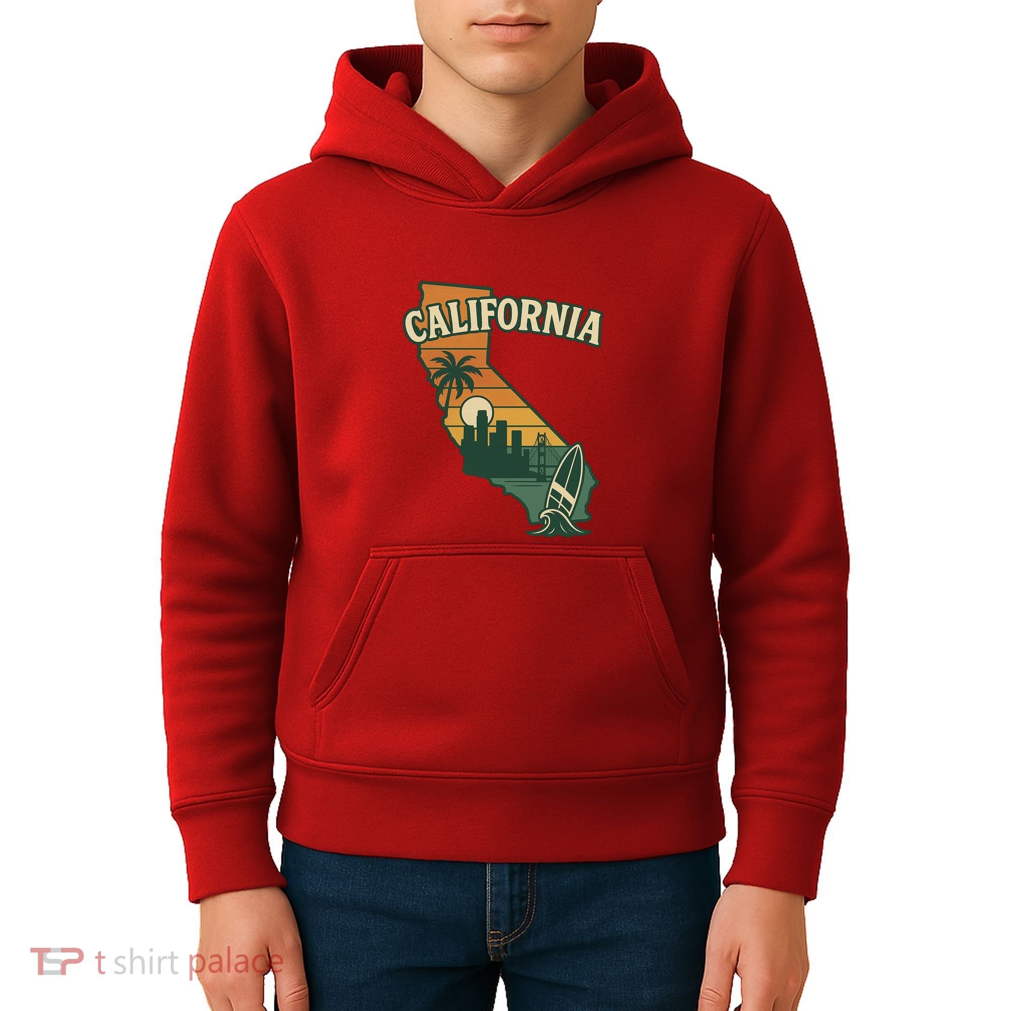 California Retro Kids Hoodie