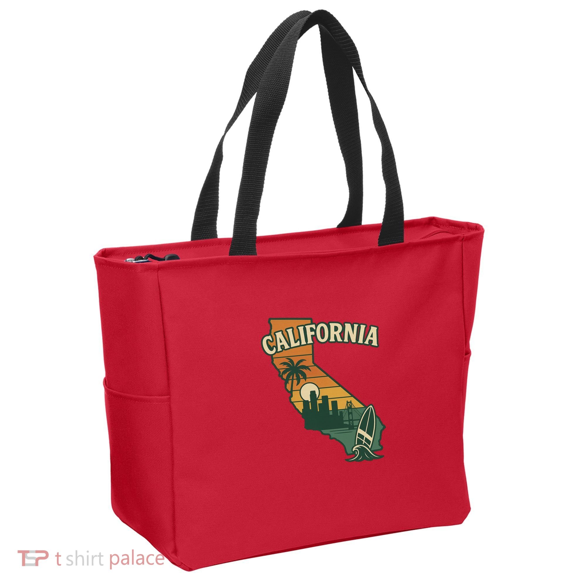 California Retro Tote Bag
