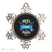 Cute Reel Cool Papa Cute Fishing Dad Birthday Gift Ornament thumb 0