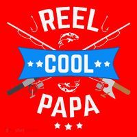 Cute Reel Cool Papa Cute Fishing Dad Birthday Gift Santa Hat thumb 1