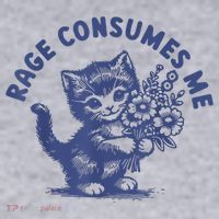 Cat Rage Consumes Me Women's Sweatshirt thumb 2