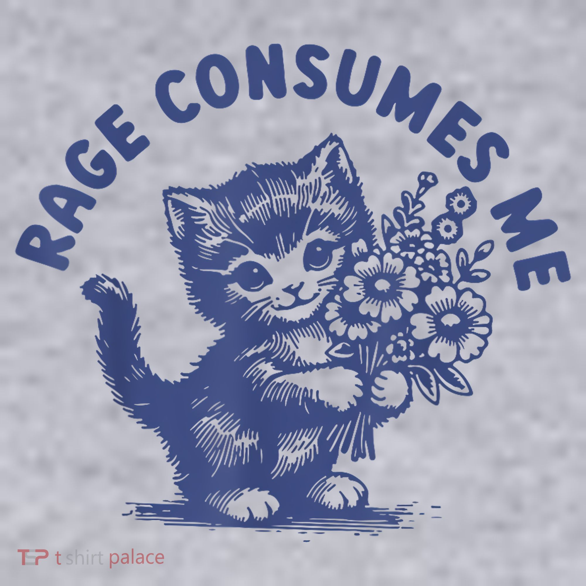 Cat Rage Consumes Me Women's Sweatshirt