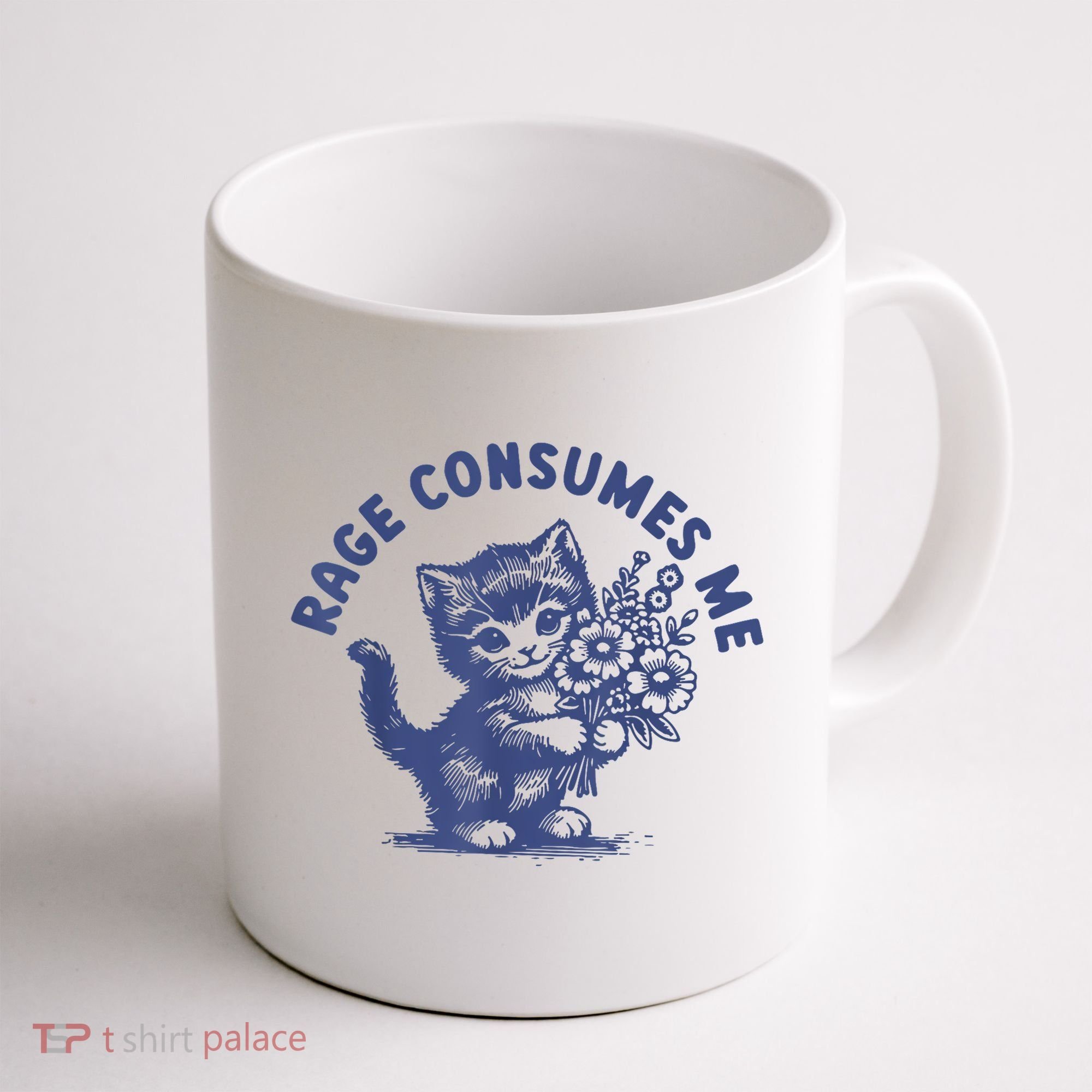 Cat Rage Consumes Me Coffee Mug