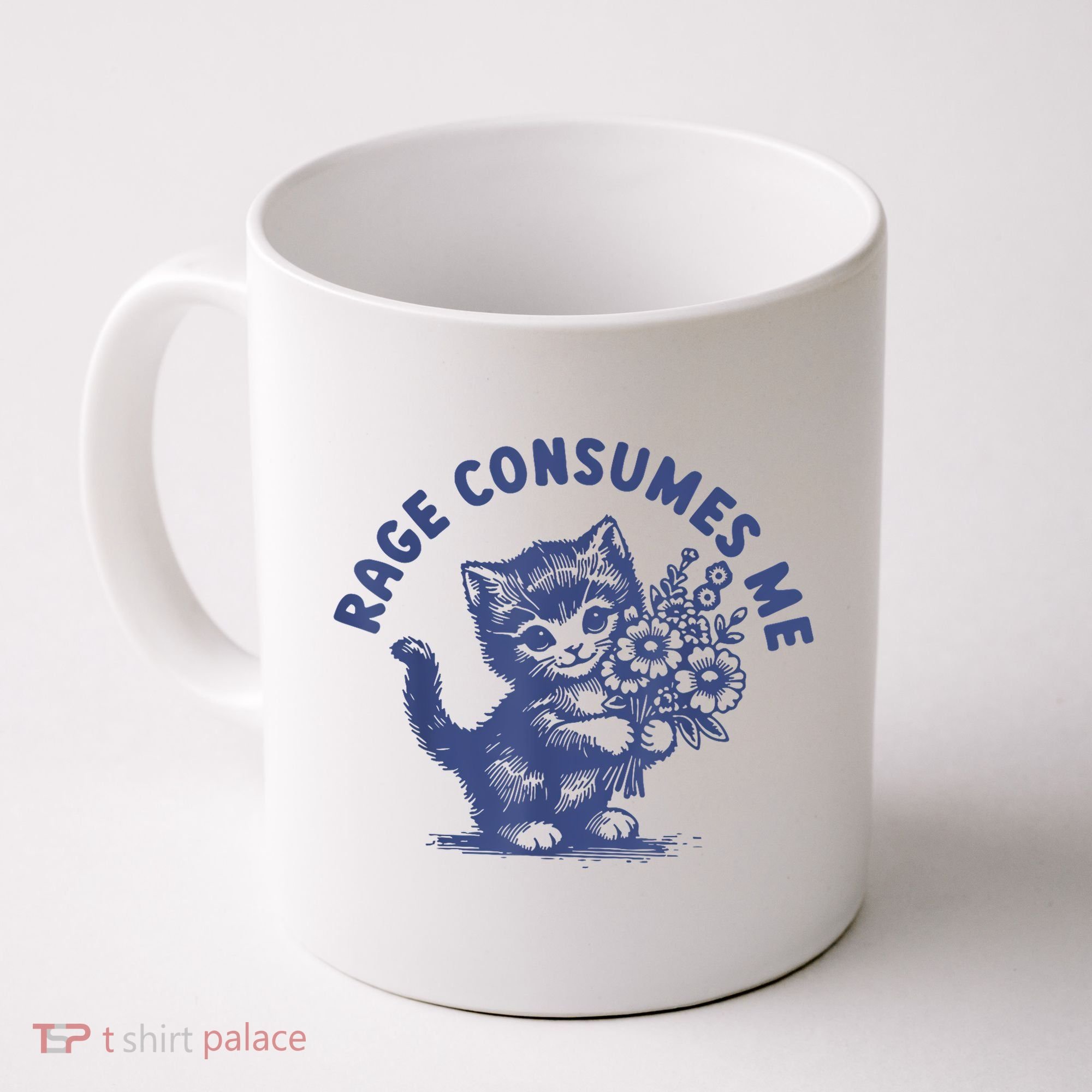 Cat Rage Consumes Me Coffee Mug