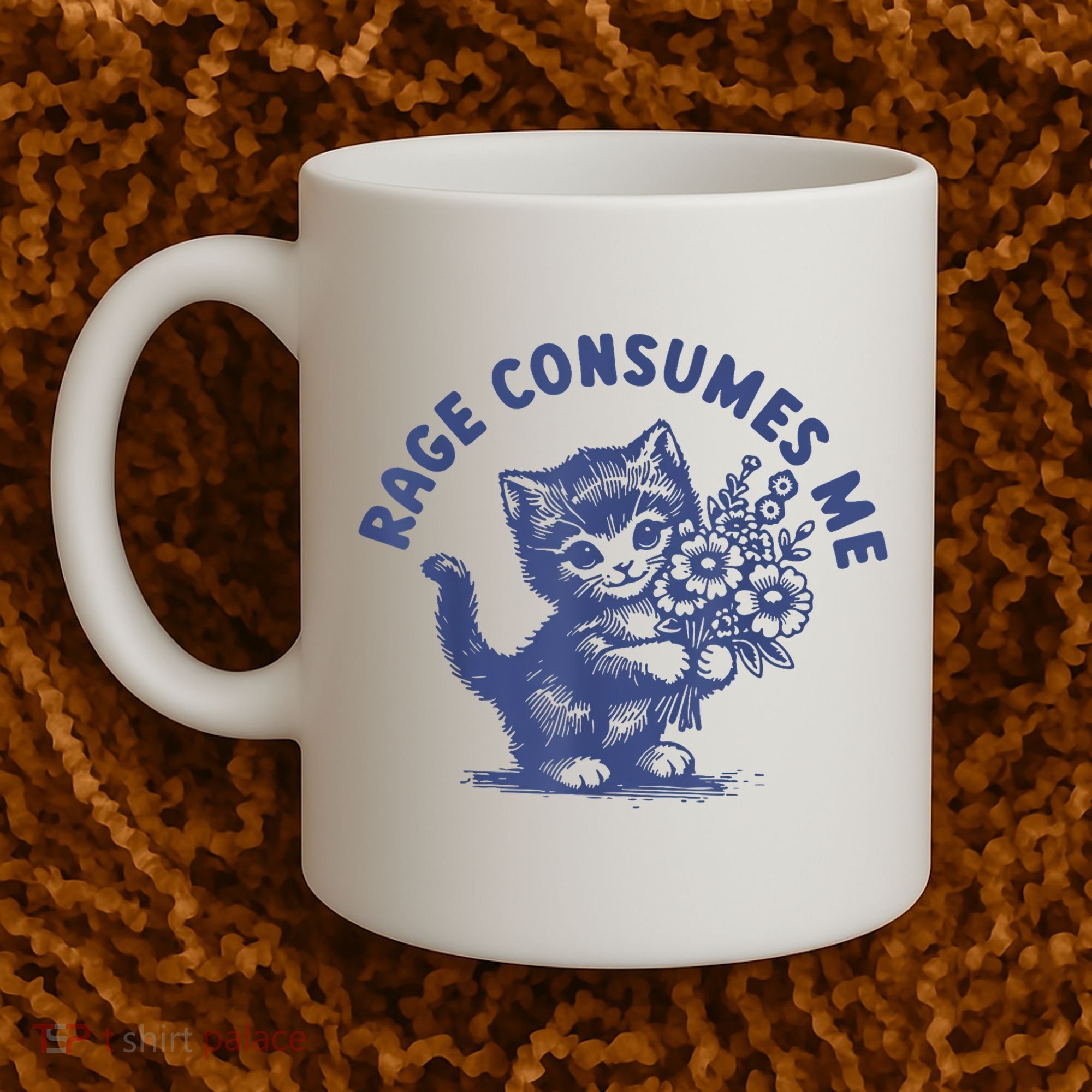 Cat Rage Consumes Me Coffee Mug