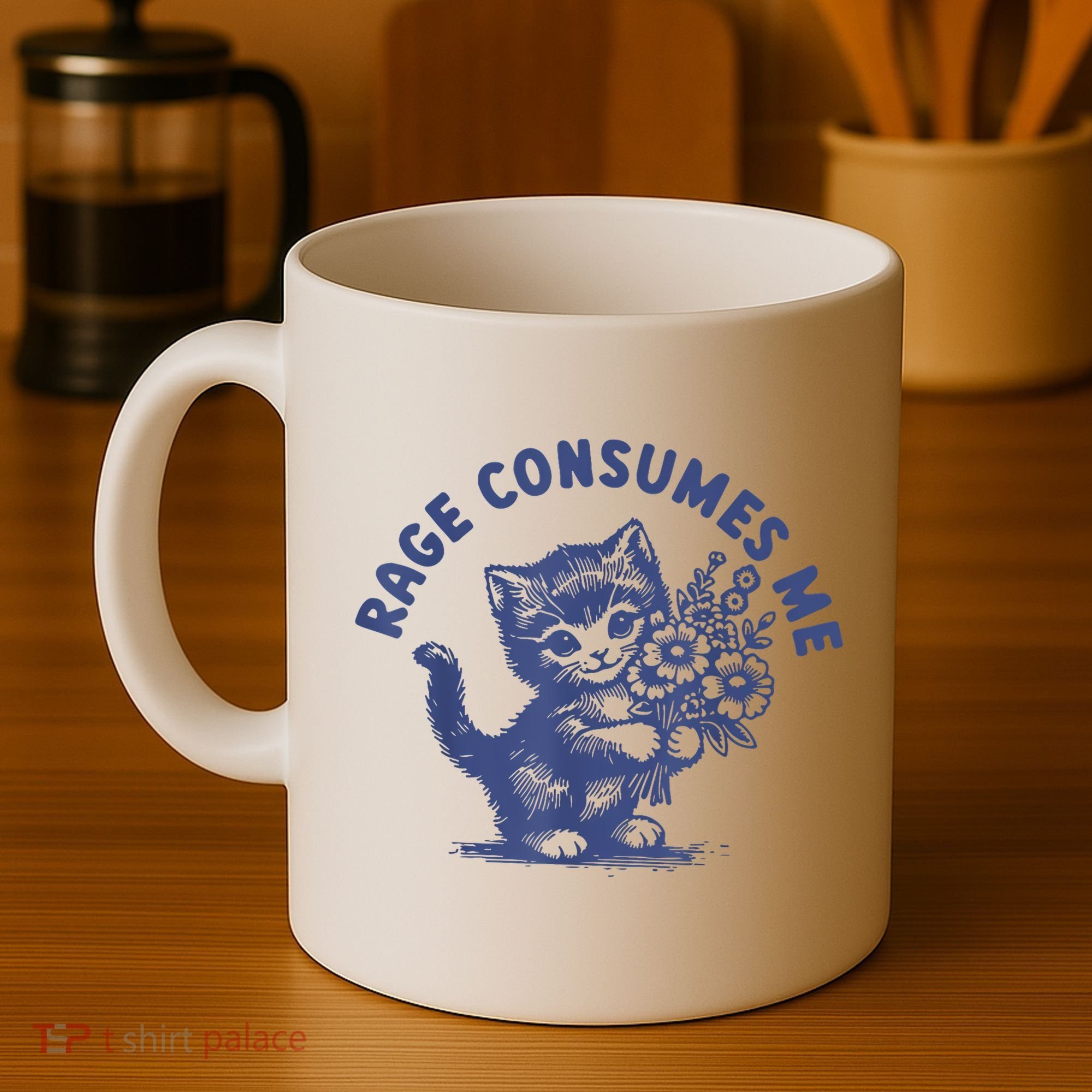 Cat Rage Consumes Me Coffee Mug