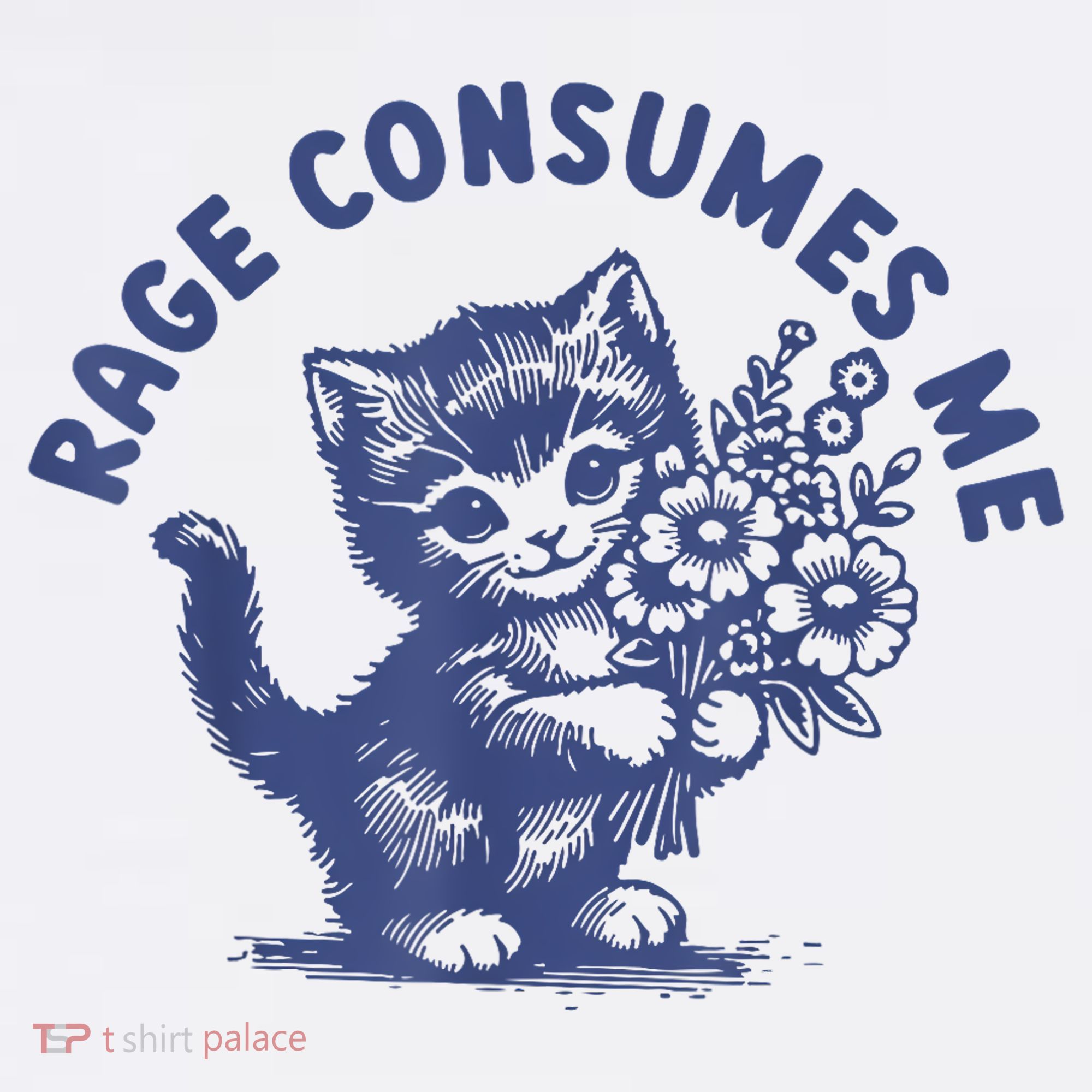 Cat Rage Consumes Me Mousepad