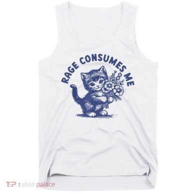 Cat Rage Consumes Me Tank Top
