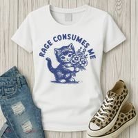 Cat Rage Consumes Me Women's T-Shirt thumb 3