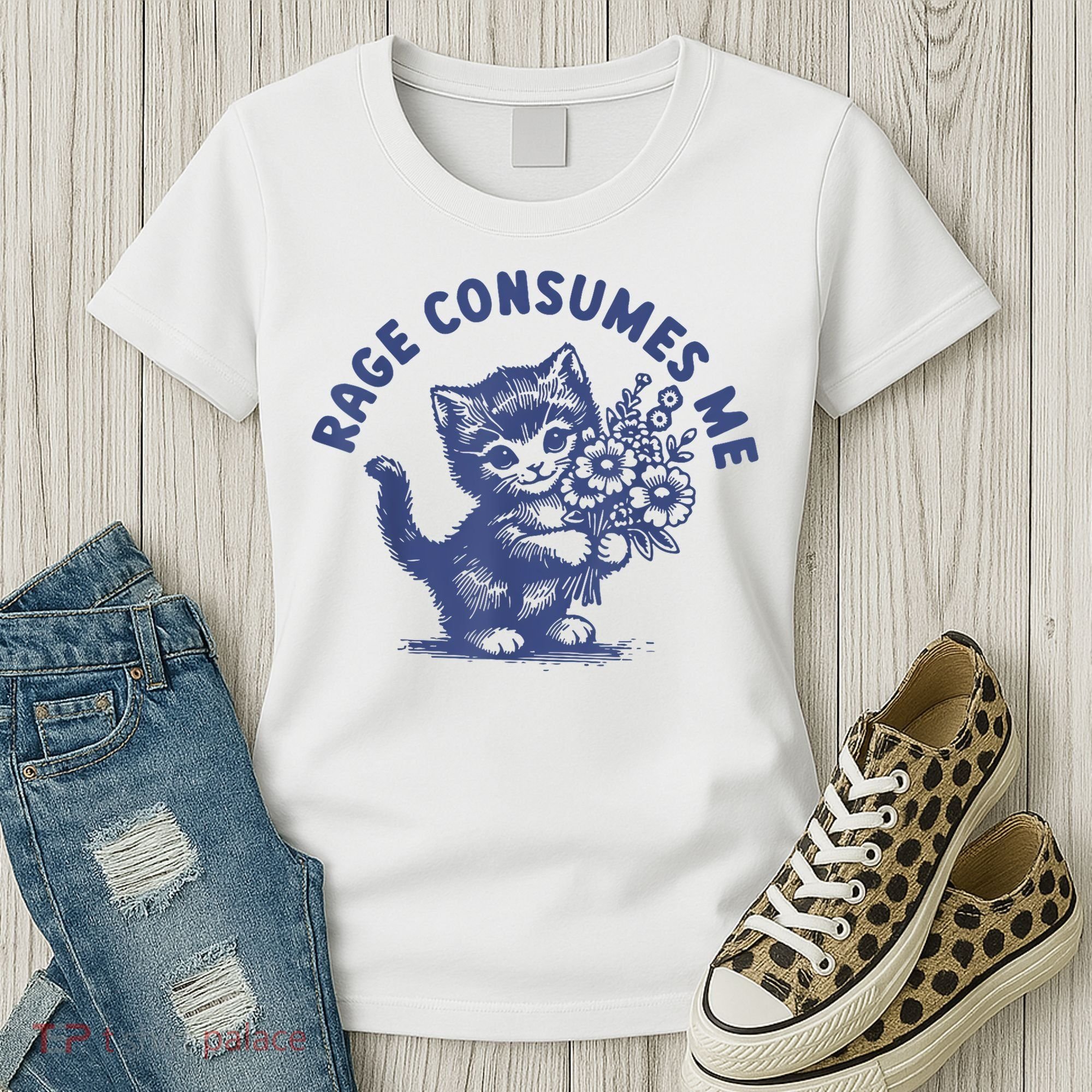Cat Rage Consumes Me Women's T-Shirt