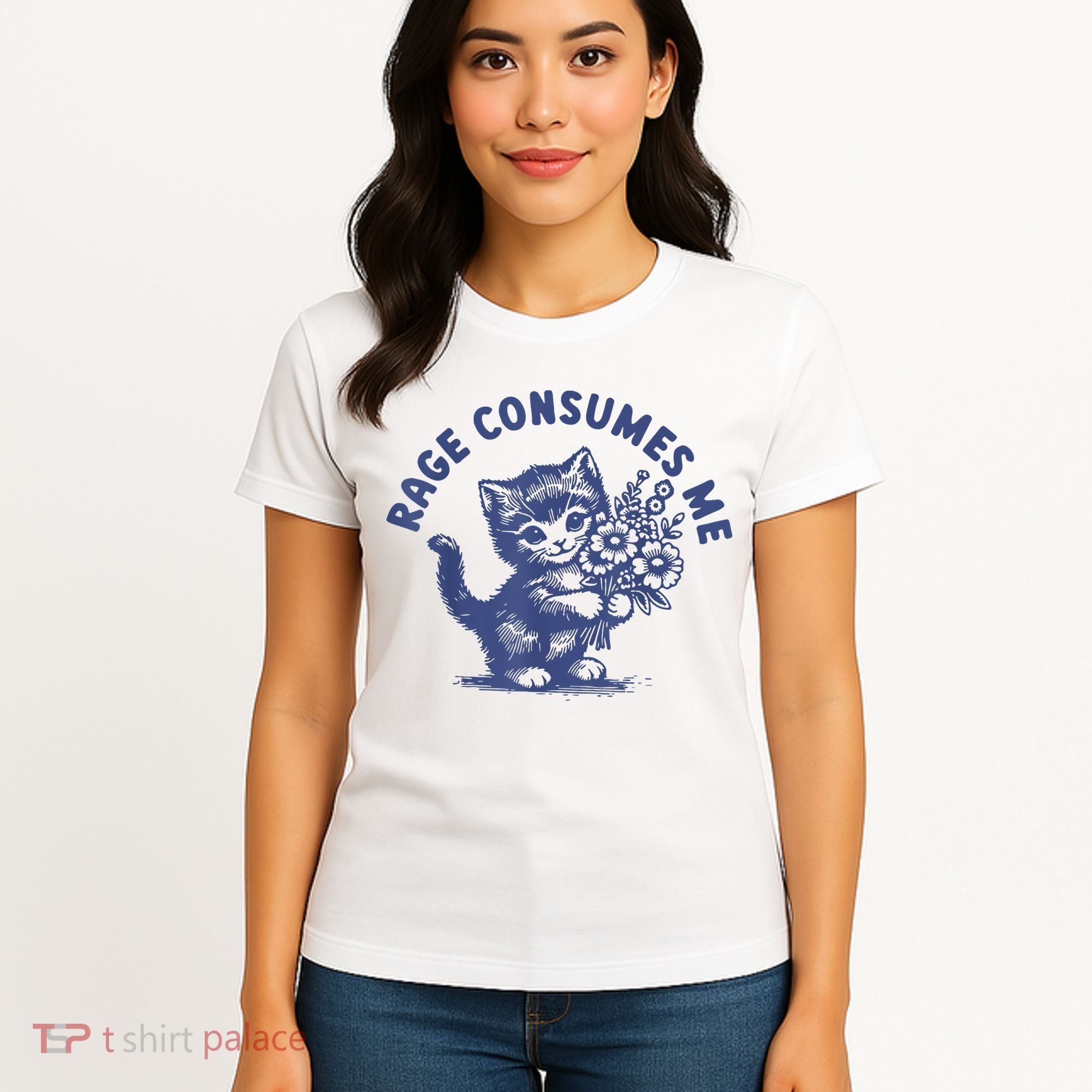Cat Rage Consumes Me Women's T-Shirt