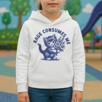 Cat Rage Consumes Me Kids Hoodie thumb 3