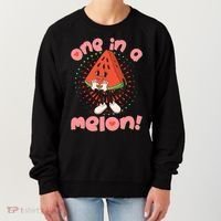 Cute Retro Cartoon Watermelon One In A Melon Women's Sweatshirt thumb 0