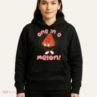 Cute Retro Cartoon Watermelon One In A Melon Hoodie thumb 5