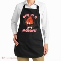 Cute Retro Cartoon Watermelon One In A Melon Apron thumb 2