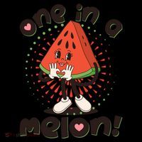 Cute Retro Cartoon Watermelon One In A Melon Coffee Mug thumb 5