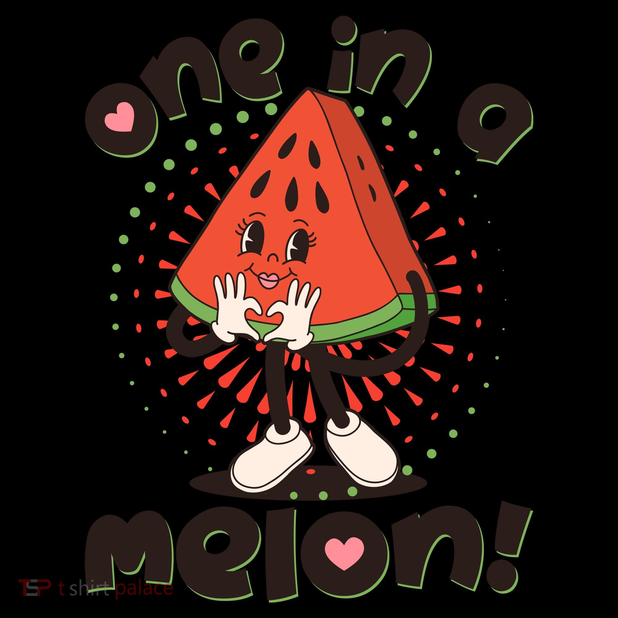 Cute Retro Cartoon Watermelon One In A Melon Coffee Mug