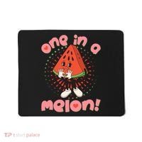 Cute Retro Cartoon Watermelon One In A Melon Mousepad thumb 0