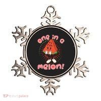 Cute Retro Cartoon Watermelon One In A Melon Ornament thumb 0