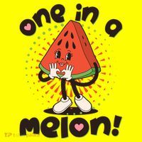 Cute Retro Cartoon Watermelon One In A Melon Long Sleeve Shirt thumb 2