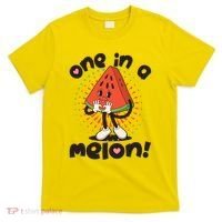 Cute Retro Cartoon Watermelon One In A Melon T-Shirt thumb 0